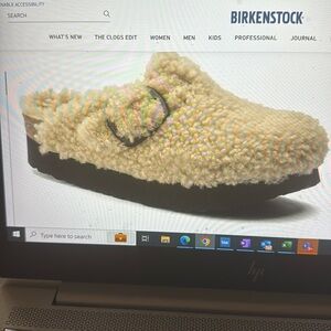 Birkenstock papillio Boston shearling clog